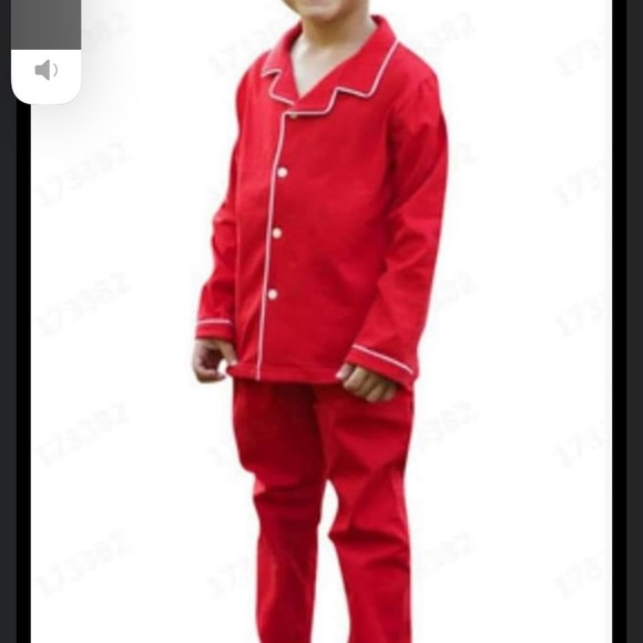 6t/7 Boys Red Christmas Pajamas - Picture 6 of 7